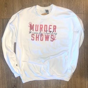 True Crime sweatshirt NEW